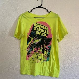 Vintage bright yellow Star Wars t-shirt med-XL